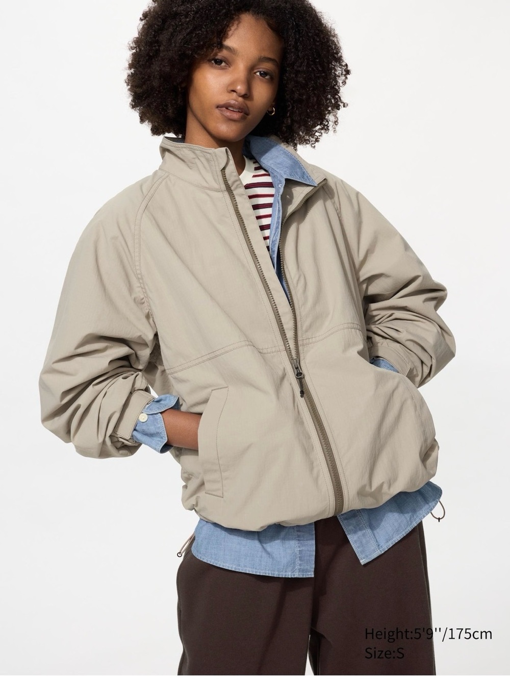 Unisex - Windproof Stand Blouson Jacket NWT Small